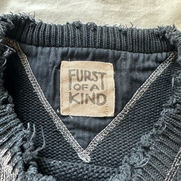 LF vintage bleached distressed sweater - Picture 3 of 6